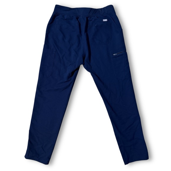 FIGS Women’s Medium Navy Scrub Pants Slim Fit Tapered Leg Technical Collection - Picture 2 of 6